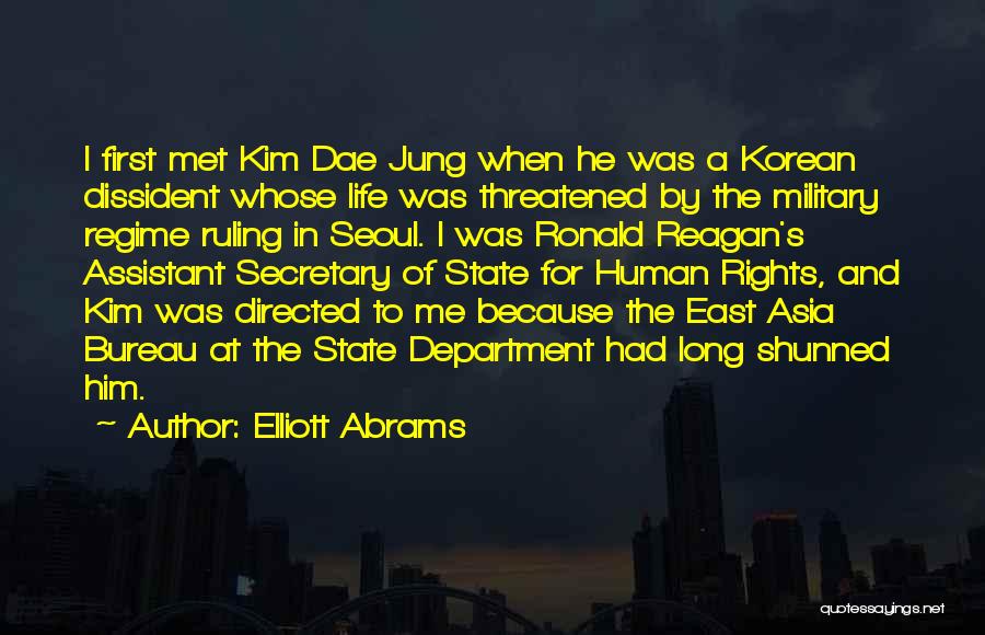 Korean Quotes By Elliott Abrams