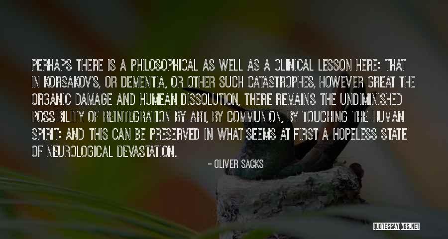 Korsakov Quotes By Oliver Sacks Korsakov Quotes By Oliver Sacks