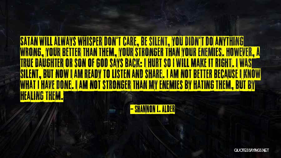 Korsolex Quotes By Shannon L. Alder