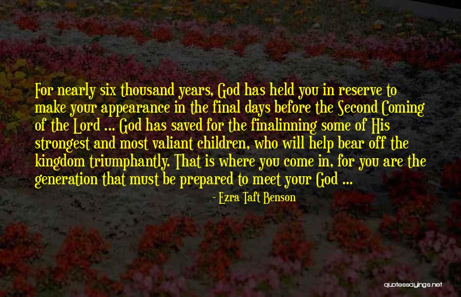 Koryak Quotes By Ezra Taft Benson Koryak Quotes By Ezra Taft Benson