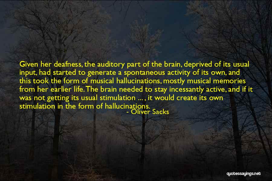 Koshan Inc Quotes By Oliver Sacks Koshan Inc Quotes By Oliver Sacks
