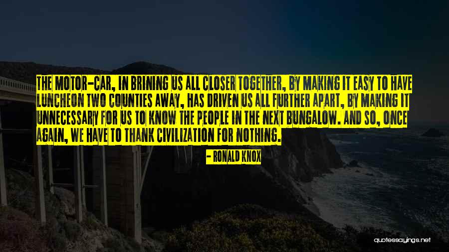 Koshin America Quotes By Ronald Knox Koshin America Quotes By Ronald Knox