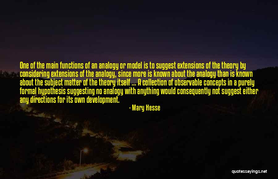 Kosiarka Akumulatorowa Quotes By Mary Hesse Kosiarka Akumulatorowa Quotes By Mary Hesse