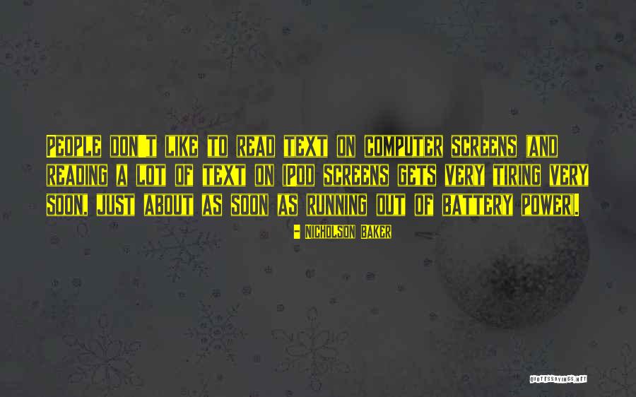 Kosmin Dallas Quotes By Nicholson Baker Kosmin Dallas Quotes By Nicholson Baker
