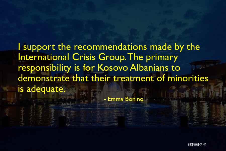 Kosovo Quotes By Emma Bonino Kosovo Quotes By Emma Bonino