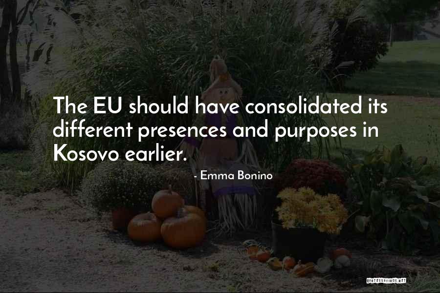 Kosovo Quotes By Emma Bonino Kosovo Quotes By Emma Bonino
