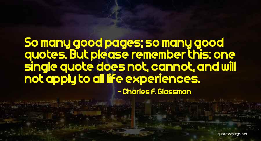 Kossen Equipment Quotes By Charles F. Glassman Kossen Equipment Quotes By Charles F. Glassman