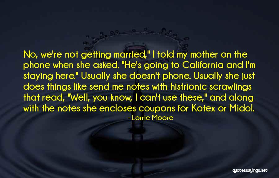 Kotex Coupons Quotes By Lorrie Moore Kotex Coupons Quotes By Lorrie Moore