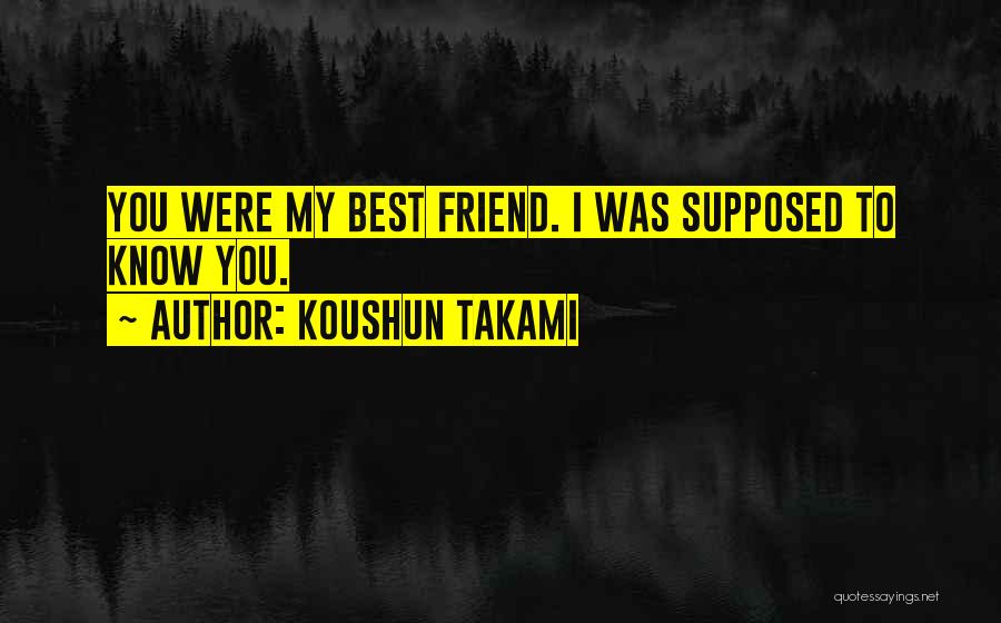 Koushun Takami Quotes 186259