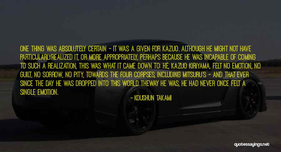 Koushun Takami Quotes 528117 Koushun Takami Quotes 528117