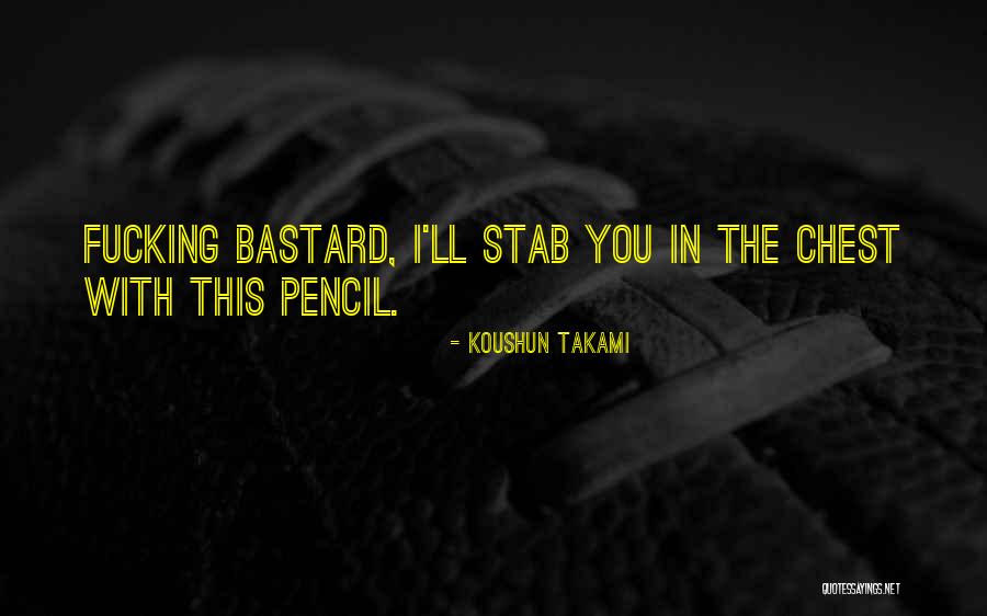 Koushun Takami Quotes 613051 Koushun Takami Quotes 613051