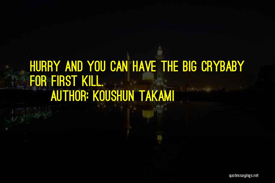 Koushun Takami Quotes 949675