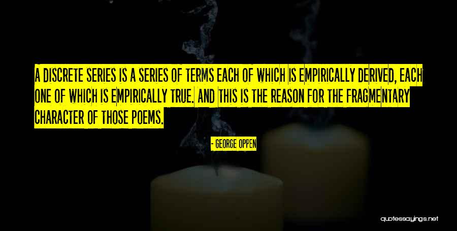 Kozma Utcai Quotes By George Oppen Kozma Utcai Quotes By George Oppen
