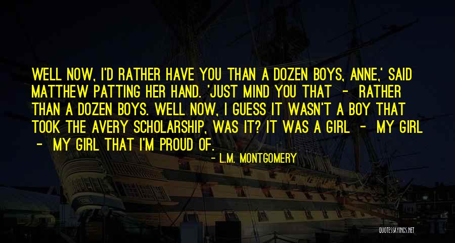 Krainer Vet Quotes By L.M. Montgomery Krainer Vet Quotes By L.M. Montgomery