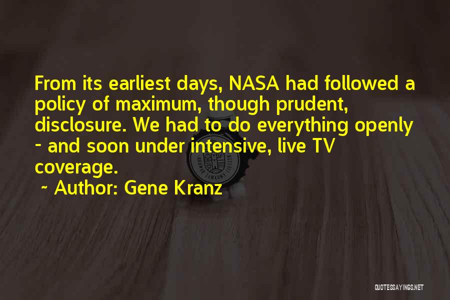Kranz Quotes By Gene Kranz