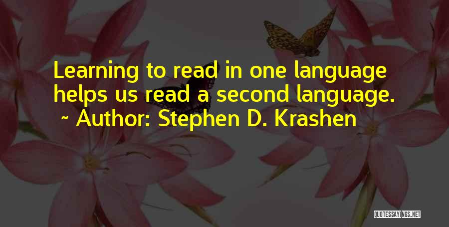 Krashen Quotes By Stephen D. Krashen