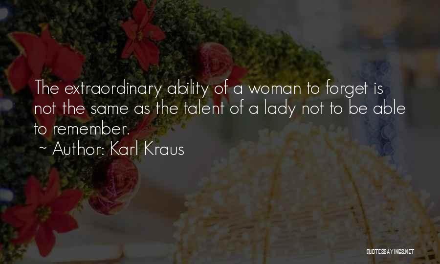 Kraus Quotes By Karl Kraus