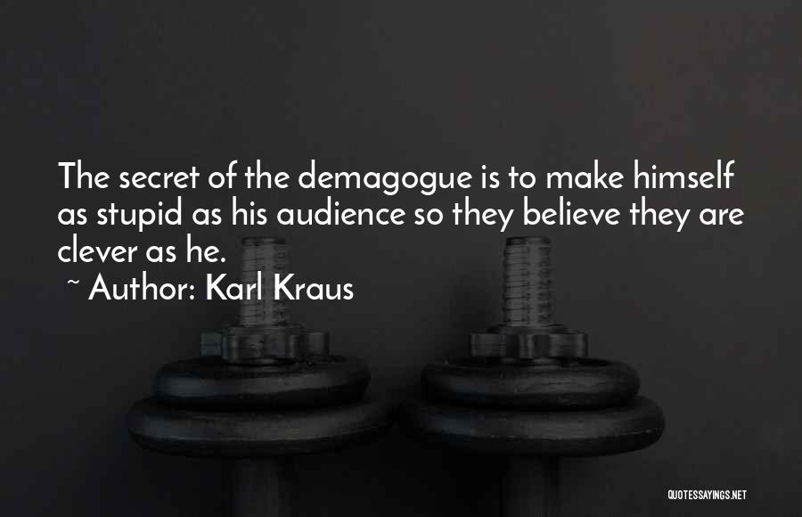 Kraus Quotes By Karl Kraus