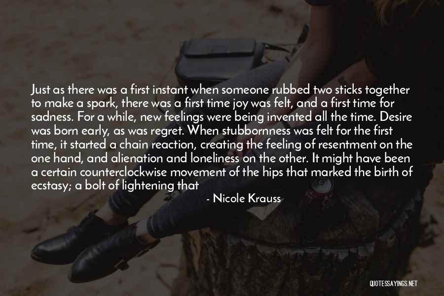 Krauss Love Quotes By Nicole Krauss