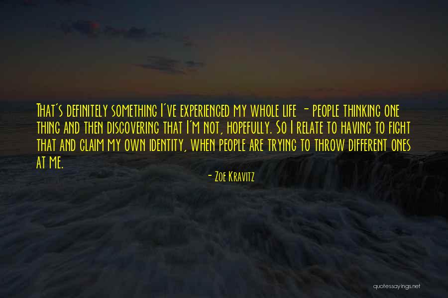 Kravitz Zoe Quotes By Zoe Kravitz Kravitz Zoe Quotes By Zoe Kravitz