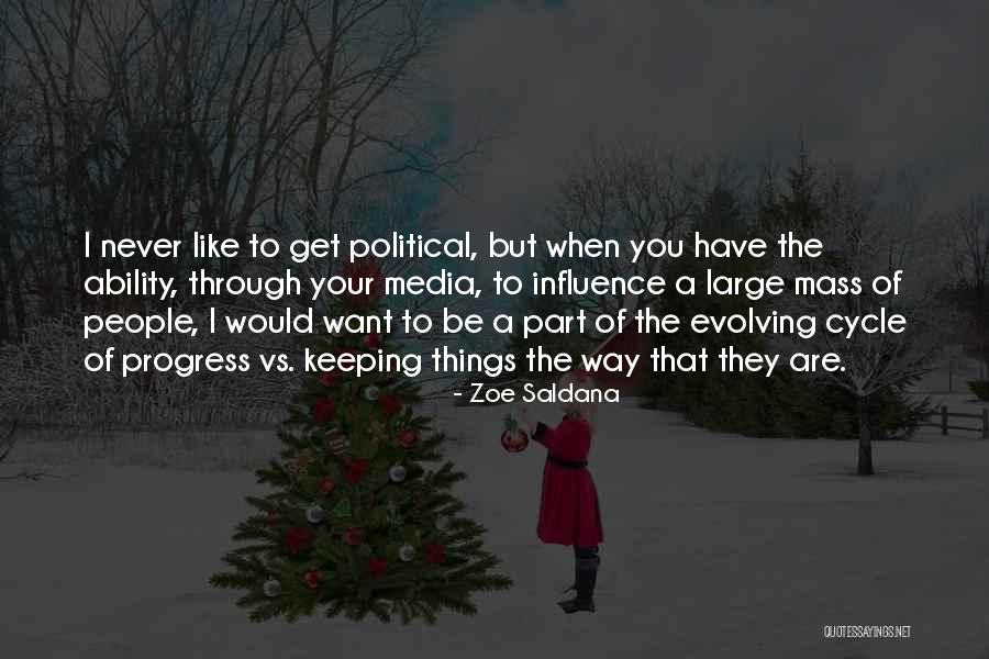 Krecar Siromasno Quotes By Zoe Saldana Krecar Siromasno Quotes By Zoe Saldana