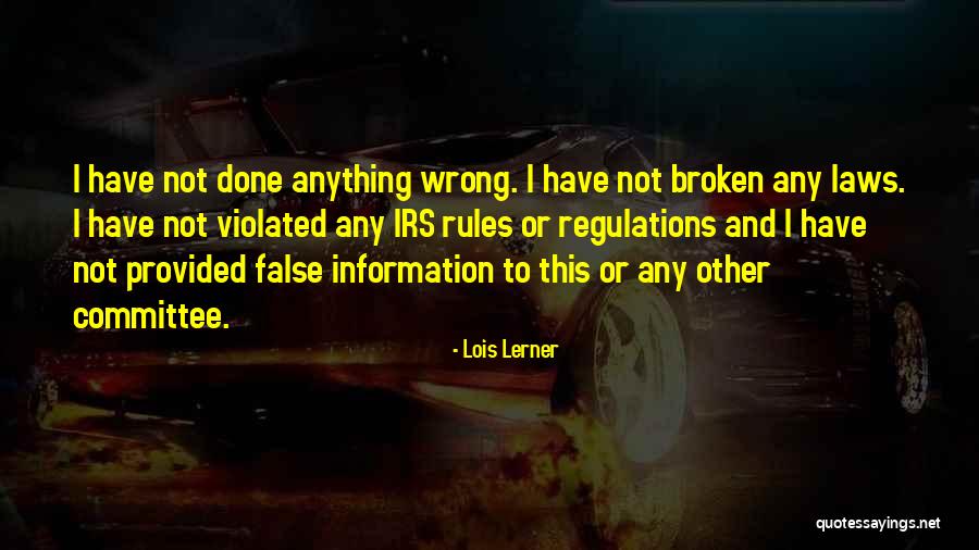 Krejci Ford Quotes By Lois Lerner Krejci Ford Quotes By Lois Lerner