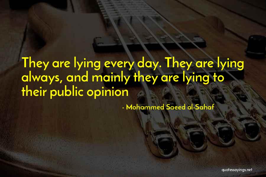Kremer Quotes By Mohammed Saeed Al-Sahaf Kremer Quotes By Mohammed Saeed Al-Sahaf