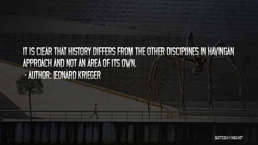 Krieger Quotes By Leonard Krieger