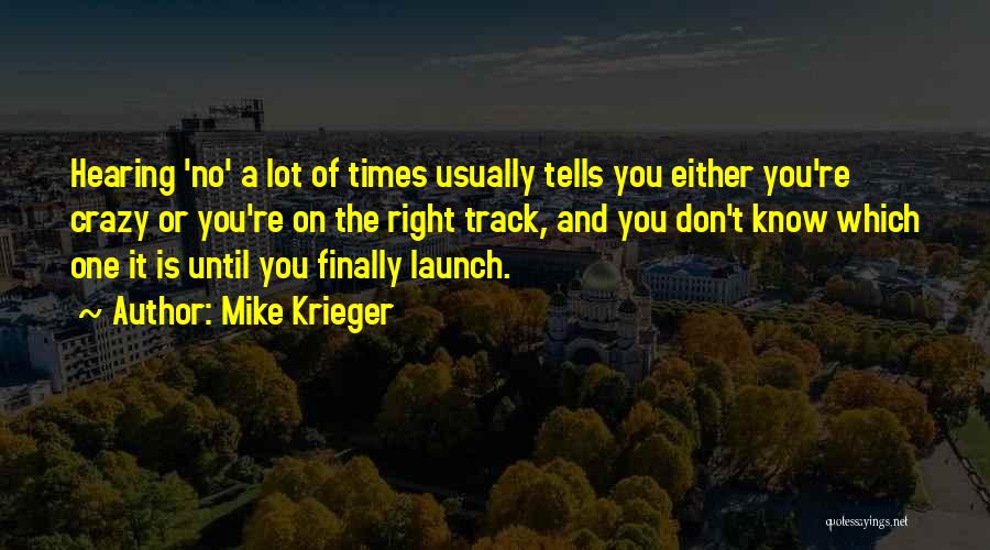 Krieger Quotes By Mike Krieger