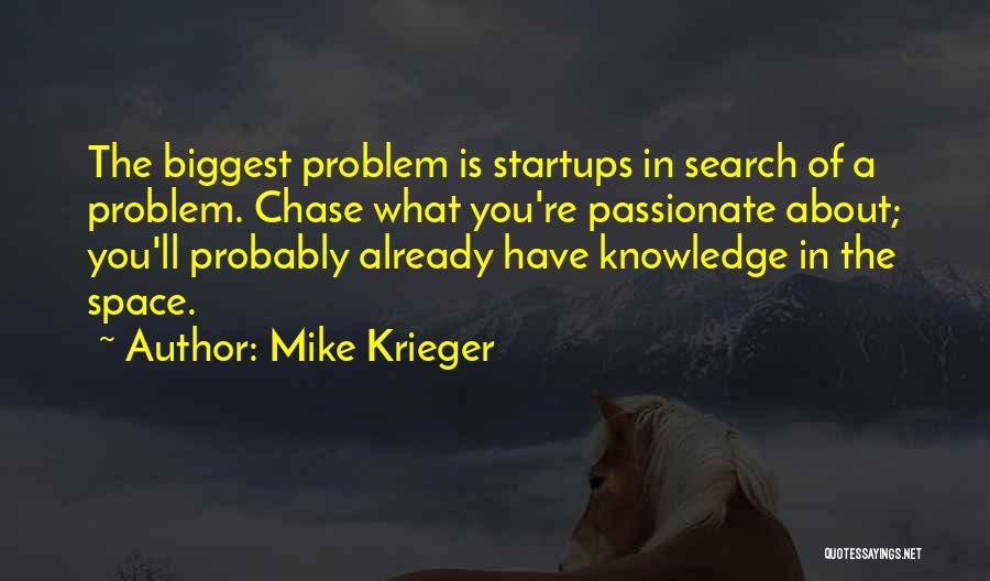 Krieger Quotes By Mike Krieger