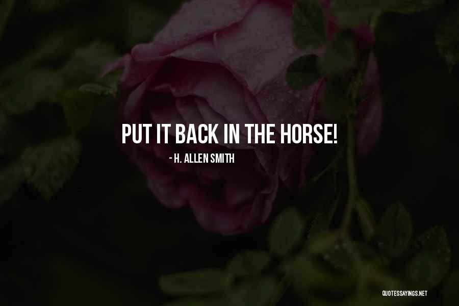 Krishaun Watson Quotes By H. Allen Smith Krishaun Watson Quotes By H. Allen Smith
