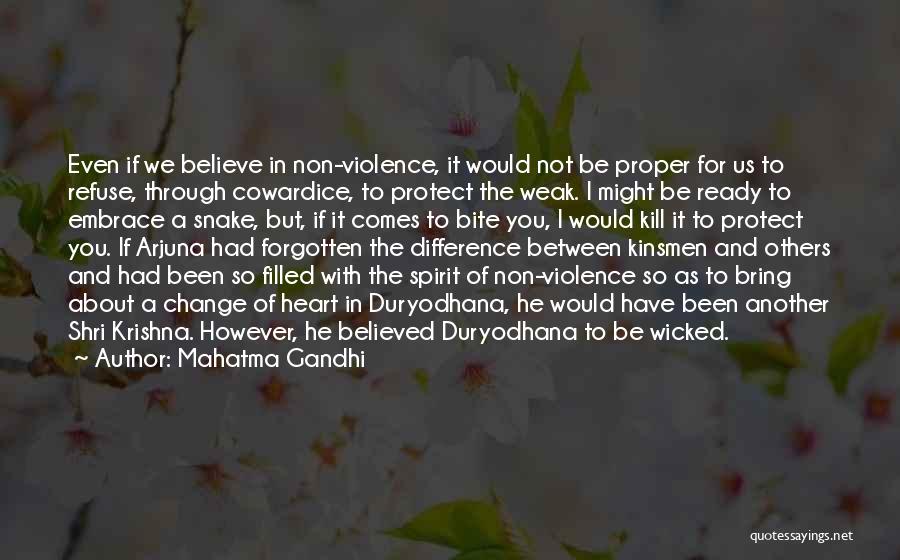 Krishna Arjuna Quotes By Mahatma Gandhi