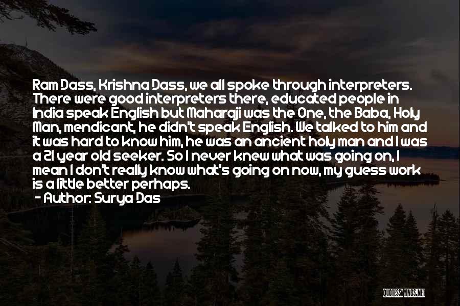 Krishna G Quotes By Surya Das