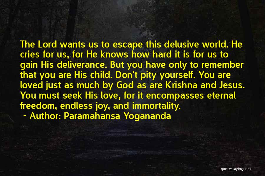 Krishna Love Quotes By Paramahansa Yogananda