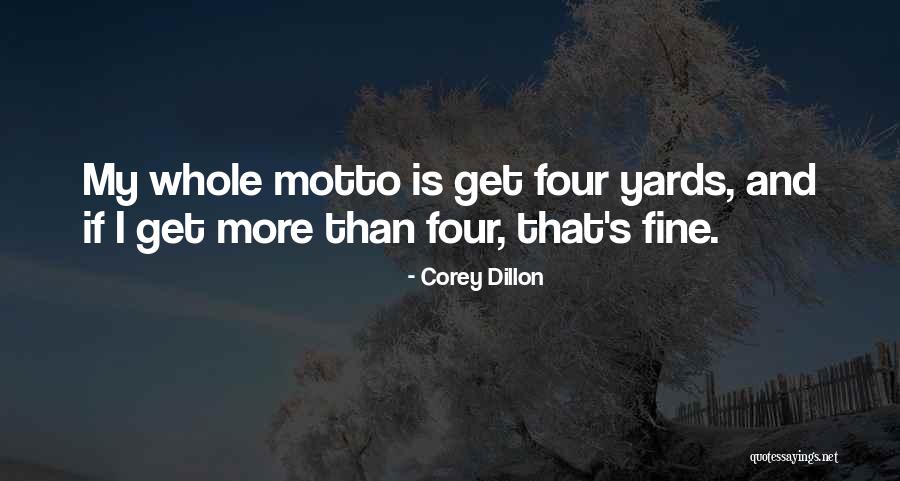 Krishnan Iyer Quotes By Corey Dillon