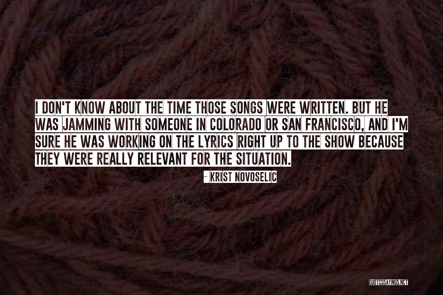 Krist Novoselic Quotes 286593