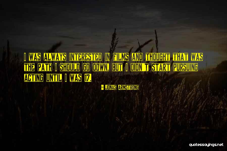 Kristalia Nori Quotes By Jonas Armstrong Kristalia Nori Quotes By Jonas Armstrong