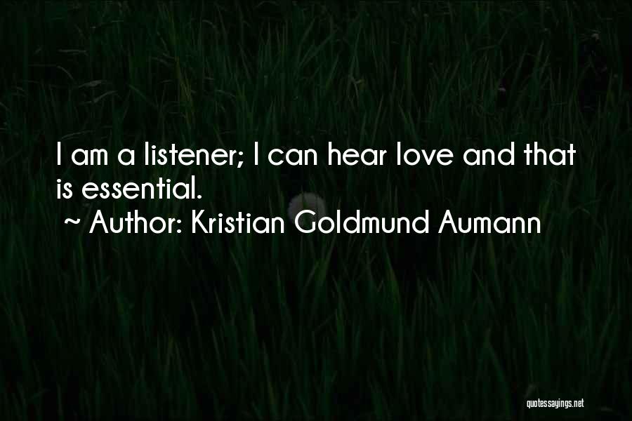 Kristian Goldmund Aumann Quotes 1613632