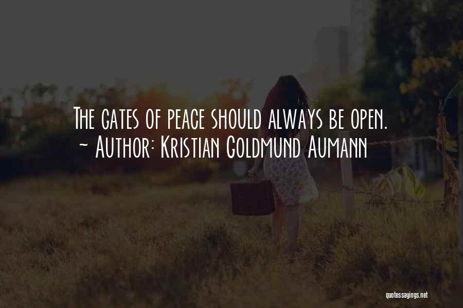 Kristian Goldmund Aumann Quotes 2192096