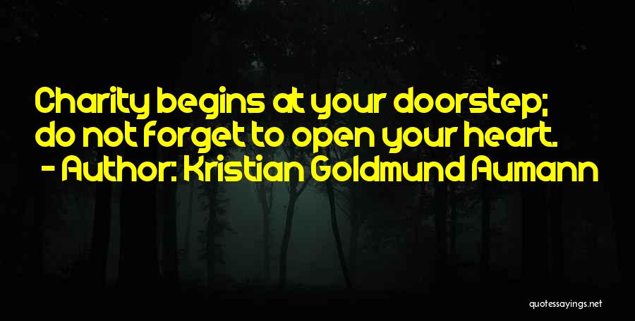 Kristian Goldmund Aumann Quotes 421851
