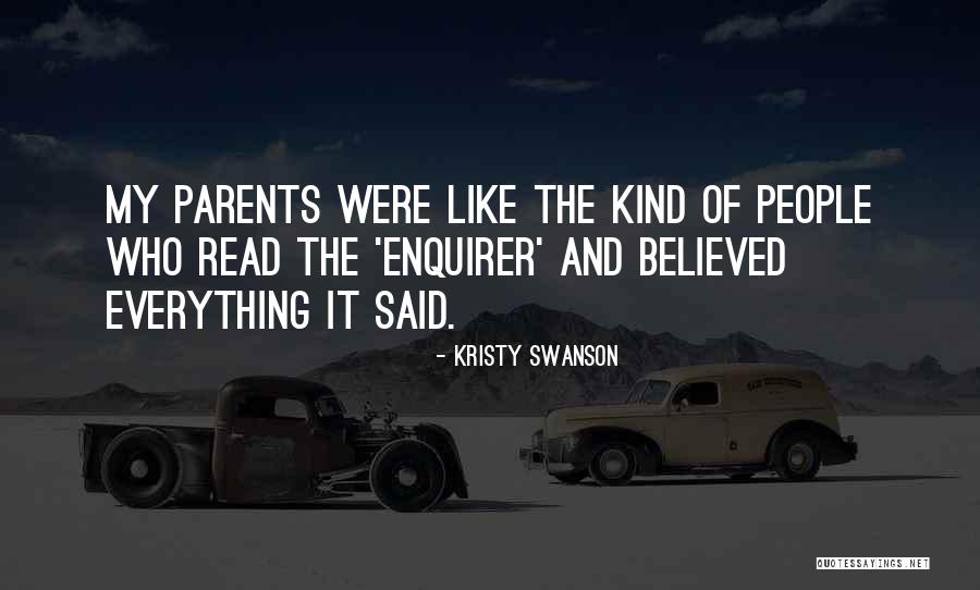 Kristy Quotes By Kristy Swanson Kristy Quotes By Kristy Swanson