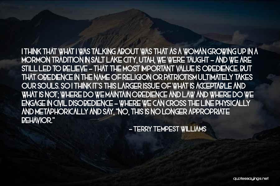 Krive Drugog Quotes By Terry Tempest Williams Krive Drugog Quotes By Terry Tempest Williams