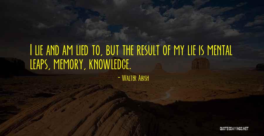 Krizovky Quotes By Walter Abish Krizovky Quotes By Walter Abish