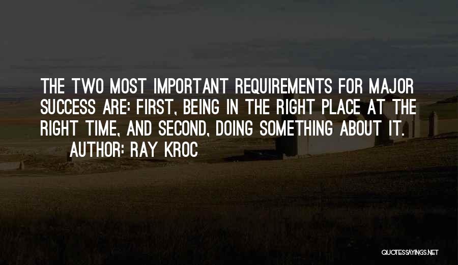 Kroc Quotes By Ray Kroc