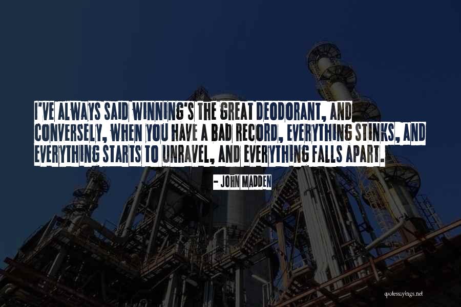 Kroliczek Wielkanocne Quotes By John Madden Kroliczek Wielkanocne Quotes By John Madden