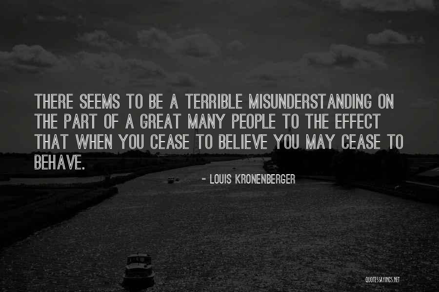 Kronenberger Quotes By Louis Kronenberger Kronenberger Quotes By Louis Kronenberger