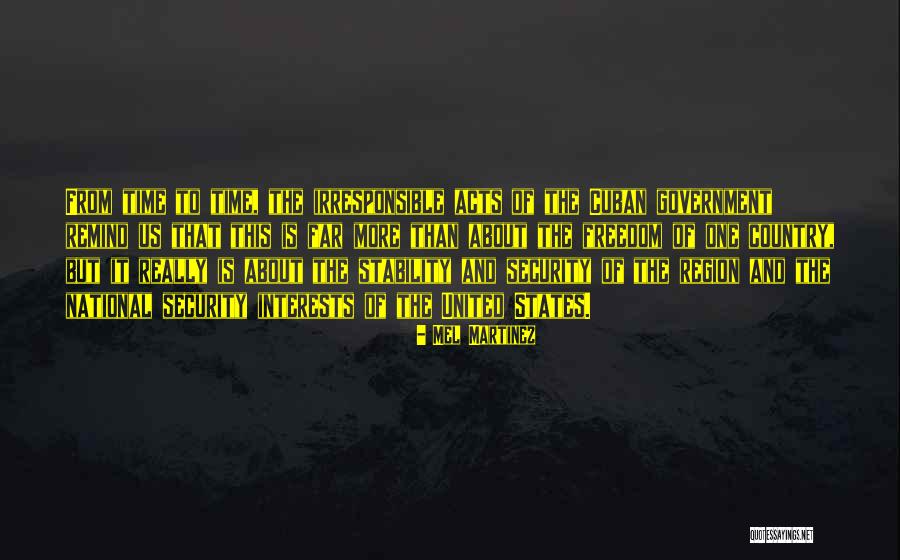Kropka Na Quotes By Mel Martinez Kropka Na Quotes By Mel Martinez