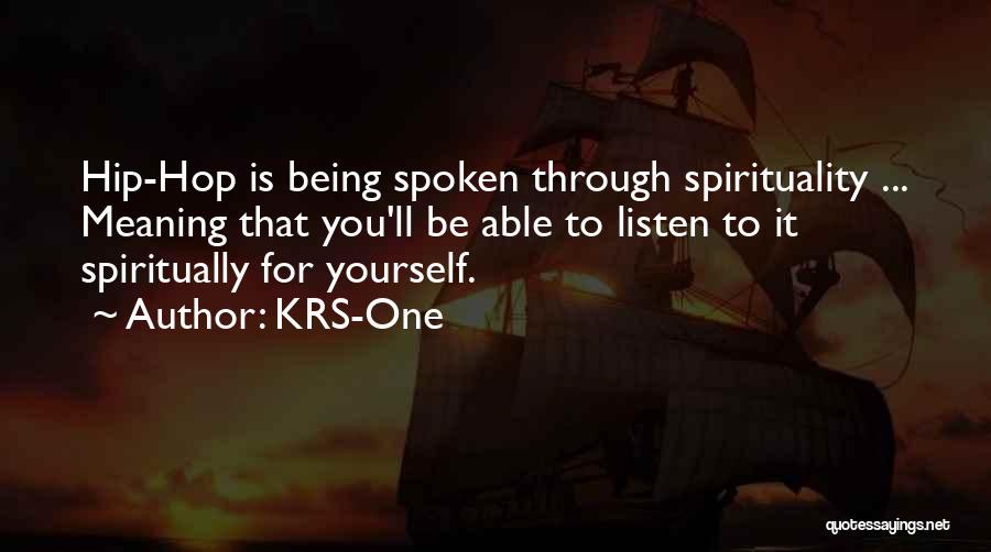 KRS-One Quotes 594317