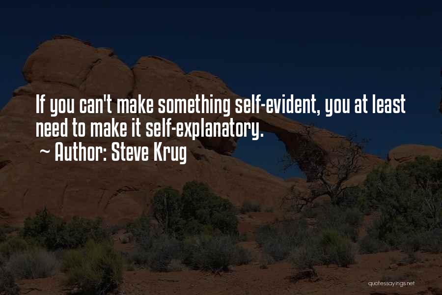 Krug Quotes By Steve Krug