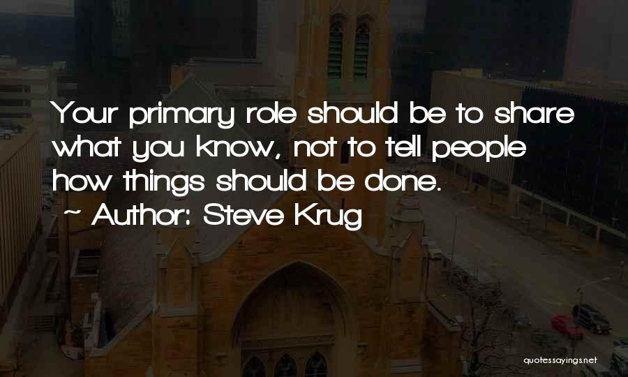 Krug Quotes By Steve Krug